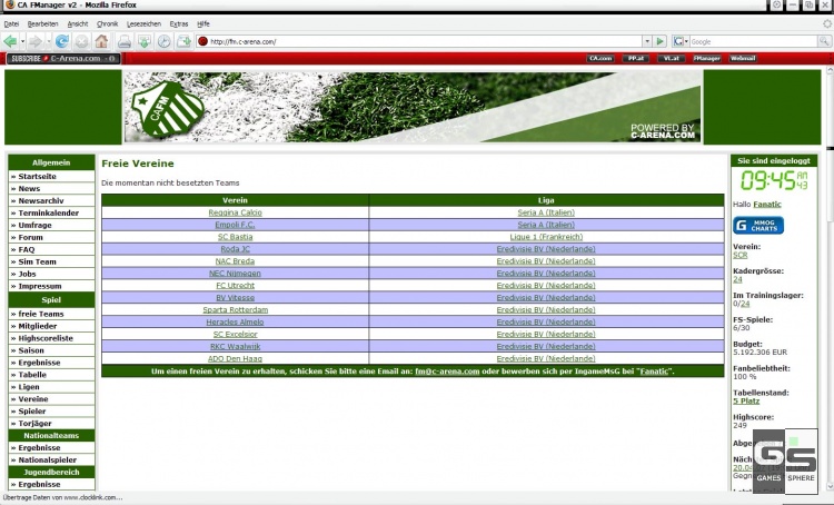 CA FManager Screenshot