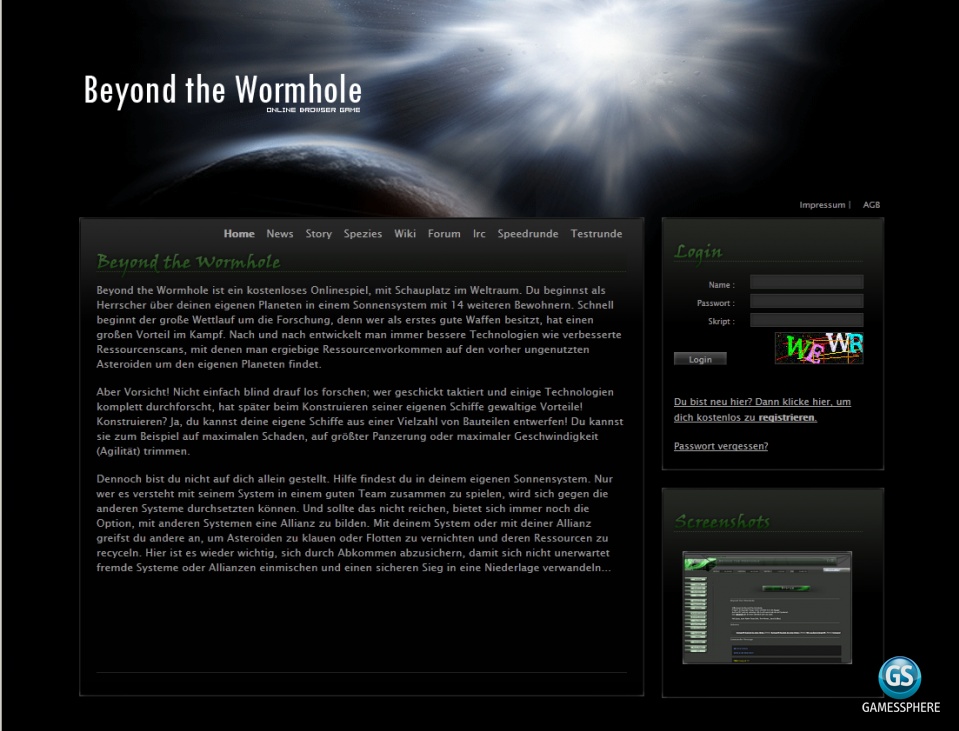 Beyond the wormhole Screenshot
