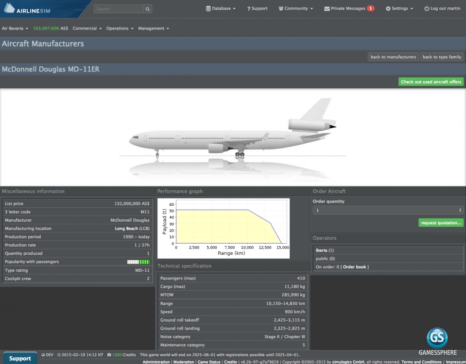 AirlineSim Screenshot