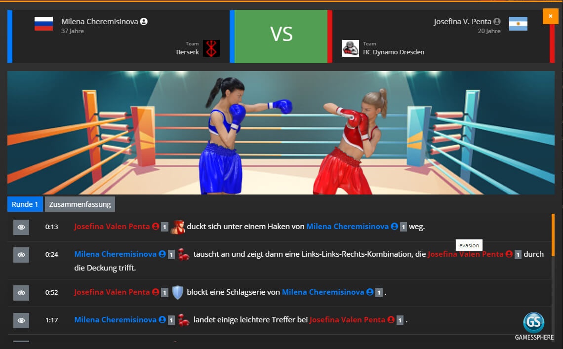 OBM - Online Boxing Manager Screenshot